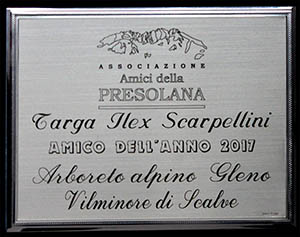 Arboreto alpino Gleno